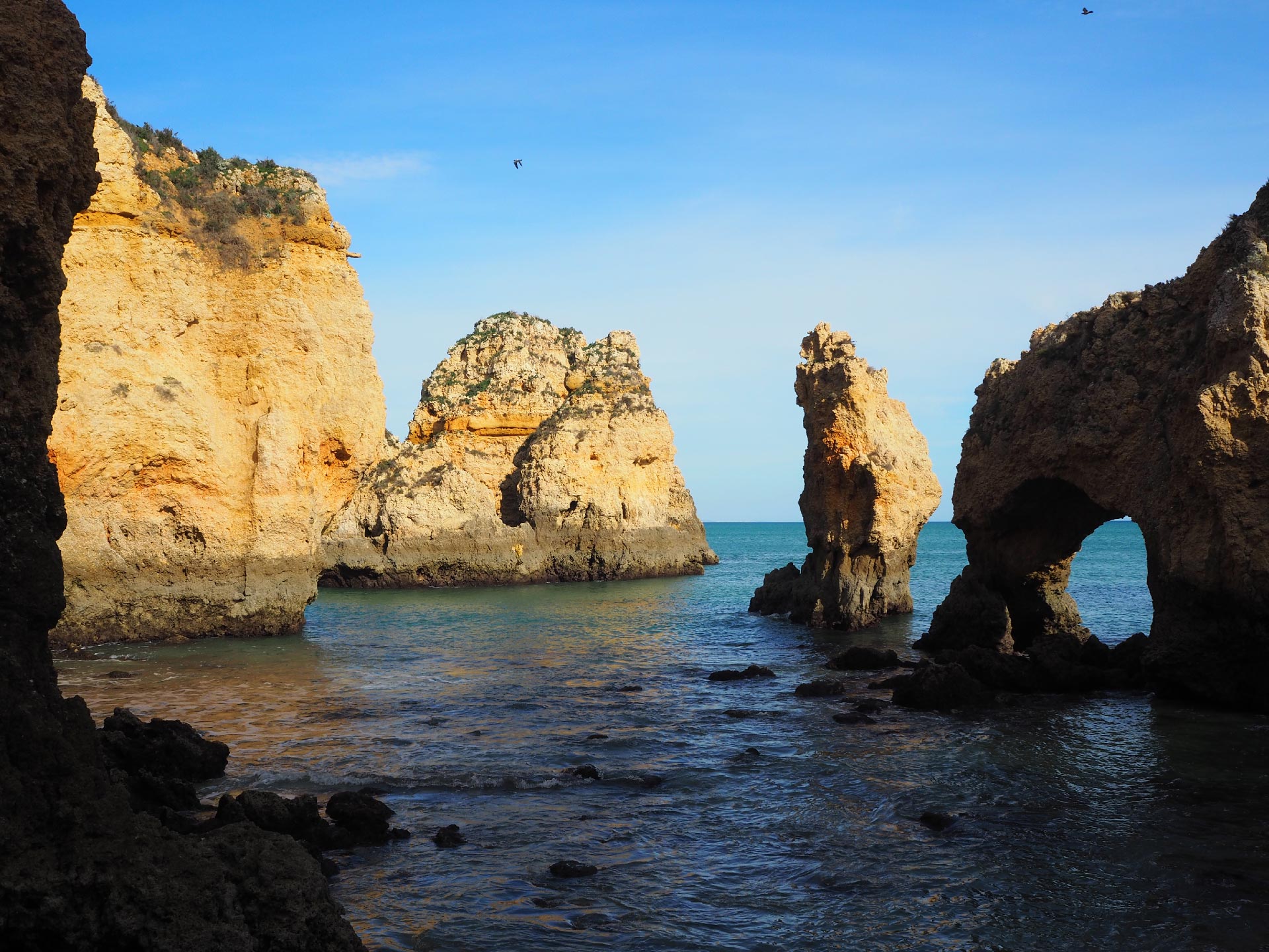 rotsen in zee, Algarve