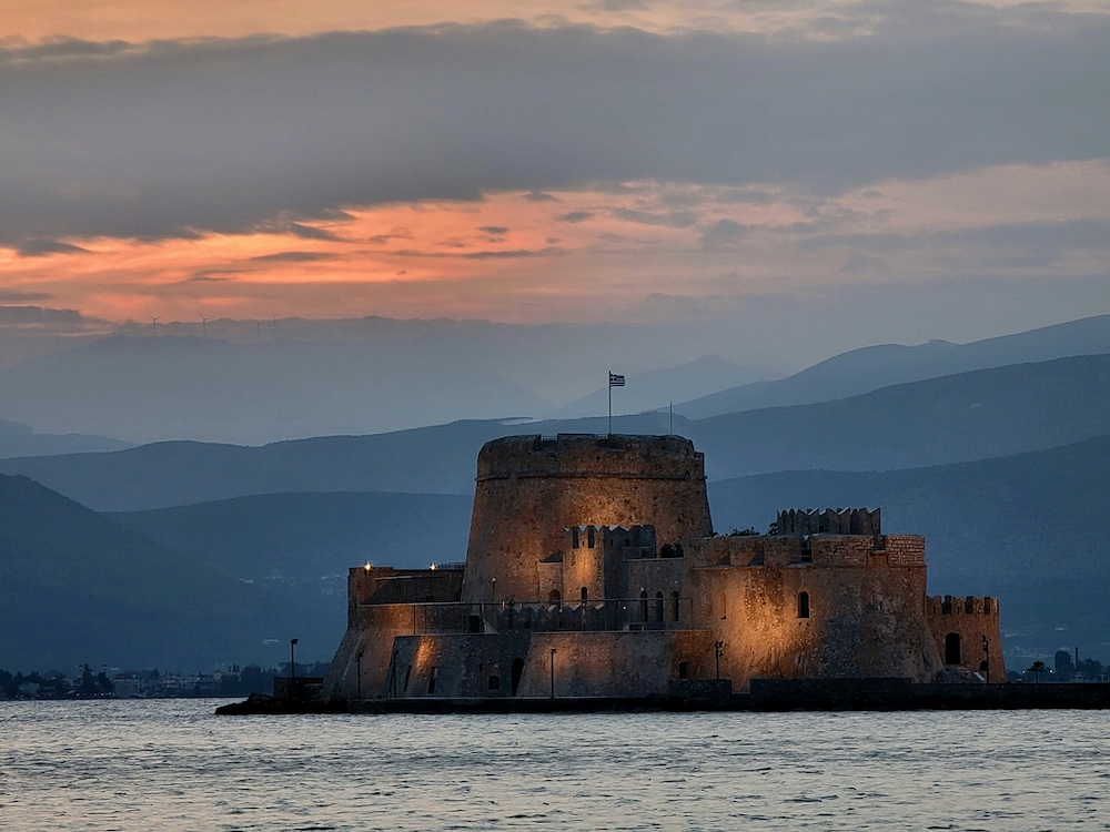 Nafplion kasteel, West-Griekenland Nafplion kasteel, West-Griekenland