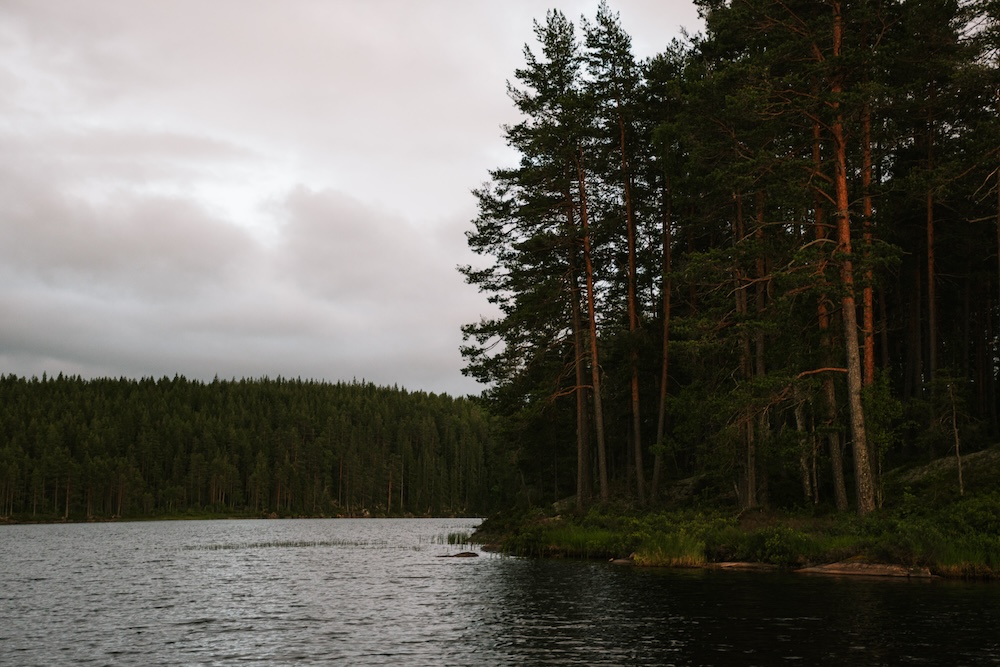 Noors meer, wildkampeer plek
