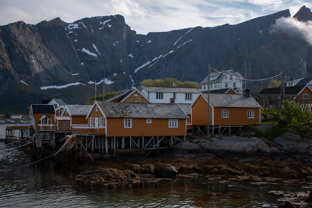 Noorse vissershuisjes Lofoten