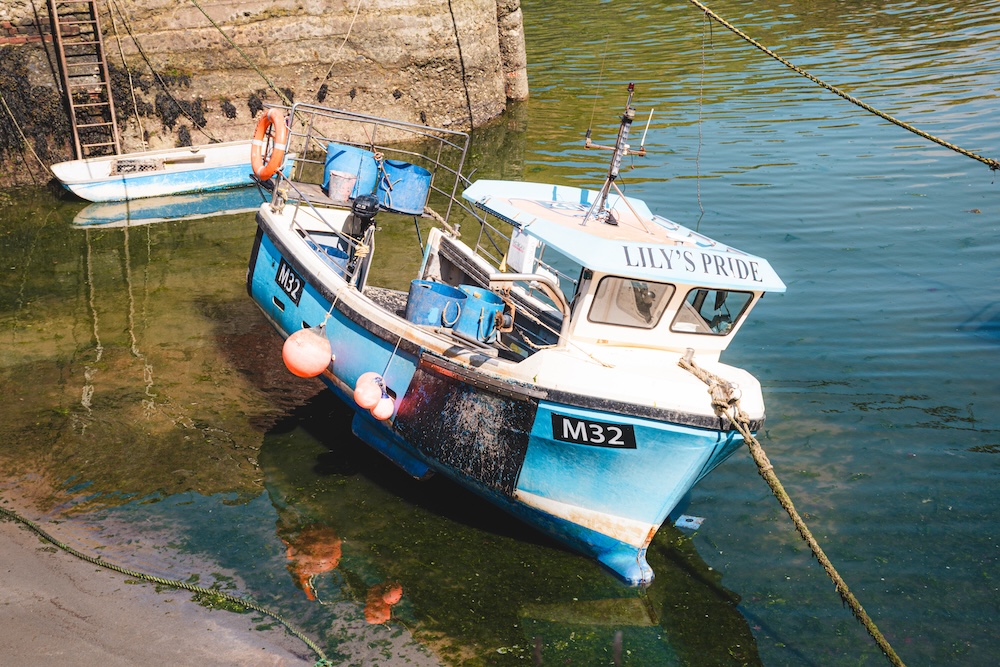 bootje in Pembrokeshire Wales